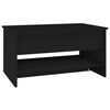 vidaXL kafijas galdiņš, melns, 80x50x40 cm, inženierijas koks