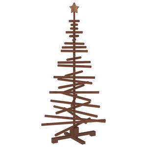 vidaXL Koka Ziemassvētku koks KOTKA 150 cm Priedes masīvkoks