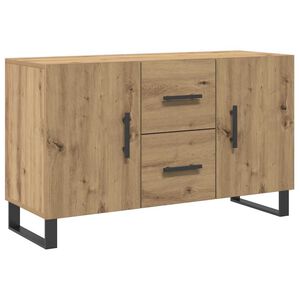vidaXL kumode, koka krāsa, 100x36x60 cm, inženierijas koks