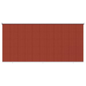 vidaXL Āra rullo aizkars 90% UV aizsardzība Terakota 400 x 140 cm HDPE