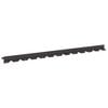 vidaXL Zāliena Apmale 30 pcs 102 x 4 x 4 cm Tērauds Melns