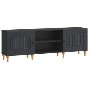 vidaXL Televizora skapī&scaron;a Melns 150 x 31 x 50 cm Inženierijas koks