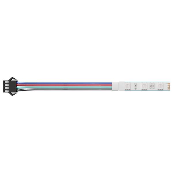 vidaXL LED stripa 2 pcs Melna un daudzkrāsaina 1745 mm