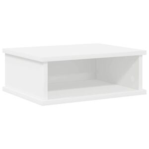 vidaXL Naktsgaldiņ&scaron; Balts 40 x 31 x 15 cm Inženierijas koks