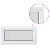 vidaXL Pagalma loga iek&scaron;ējā krāsa balta RISOR 100 x 55 cm