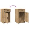 vidaXL Dressing galds 2 pcs Brūna 40 x 41 x 75 cm Inženierijas koks