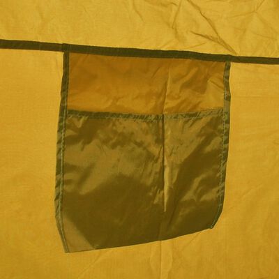vidaXL dušas/tualetes/ģērbtuves telts, dzeltena