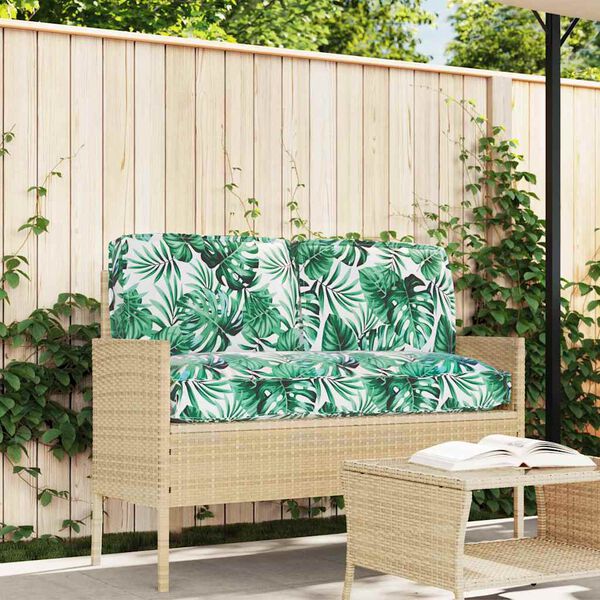 vidaXL Spilvenu komplekts Lapa 3 pcs Lapu raksts Oksforda audums