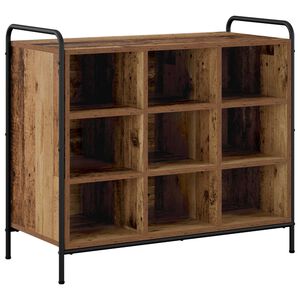 vidaXL Apavu skapis 85 x 39,5 x 75 cm Inženierijas koks Vecs koks