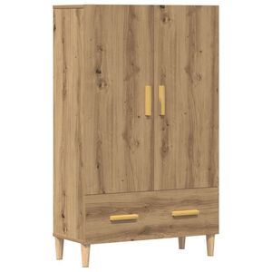vidaXL augstais skapītis ozola amatnieks 70x31x115cm inženierijas koks