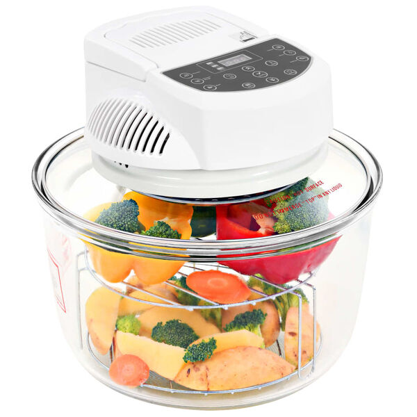 vidaXL halogēnā konvekcijas krāsns ar digitālo taimeri un pagarinājumu