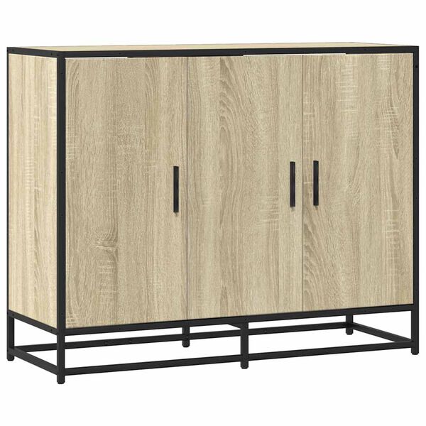 vidaXL bufete Sonoma ozols 94x35x76 cm Engineered Wood