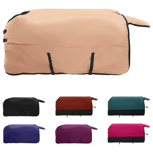 vidaXL Zirgu sega Kapučīno 145 cm Poliesters