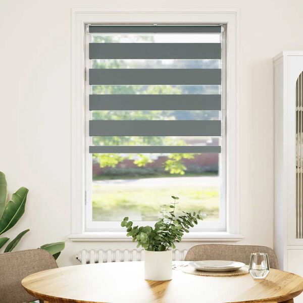 vidaXL žalūzijas zebra 80x100 cm auduma platums 75,9 cm poliesters