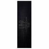 vidaXL Virtuves paklājs Galda piederumi Melna 150 x 45 cm Samts
