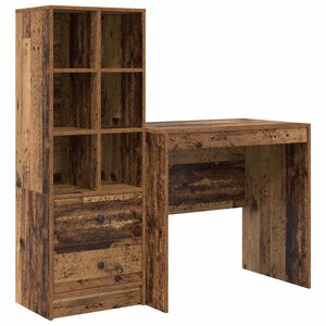 vidaXL Galds Vecs koks 125,5 x 50 x 127 cm 2 gab.