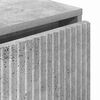 vidaXL Puse Betona pelēks 79,5 x 33 x 82 cm Inženierijas koks