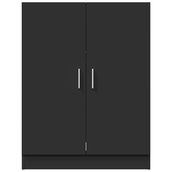 vidaXL veļasmašīnas skapītis, 71x71,5x91,5 cm, melns