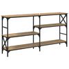vidaXL Konsoles galds ar plauktu Artisānā ozols 150 x 29 x 76,5 cm