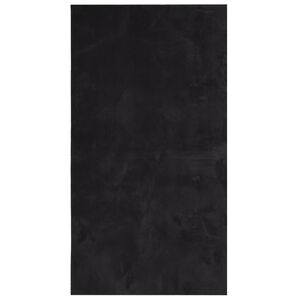 vidaXL paklājs HUARTE, īsa spalva, mīksts, mazgājams, melns, 60x110 cm