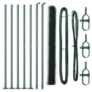 vidaXL Žoga āķis Zaļa