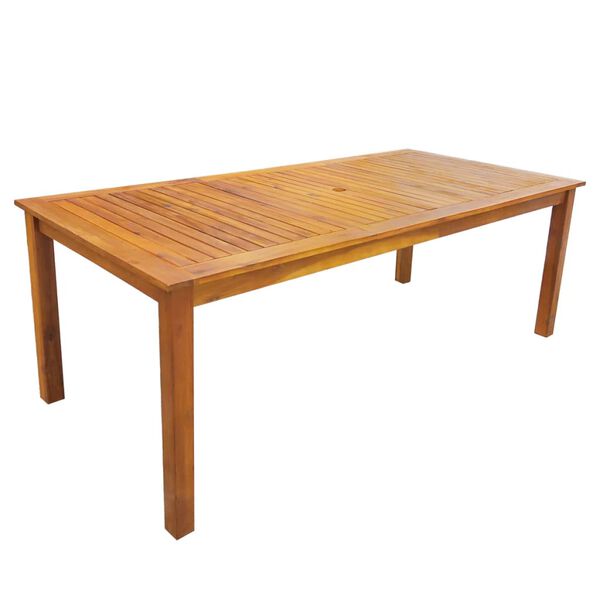 vidaXL 9-daļīgs dārza mēbeļu komplekts, akācijas masīvkoks