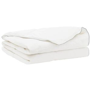 vidaXL Sega FULDA 200 x 220 cm Vasara 100 GSM 90% Zosas Pūka Balts