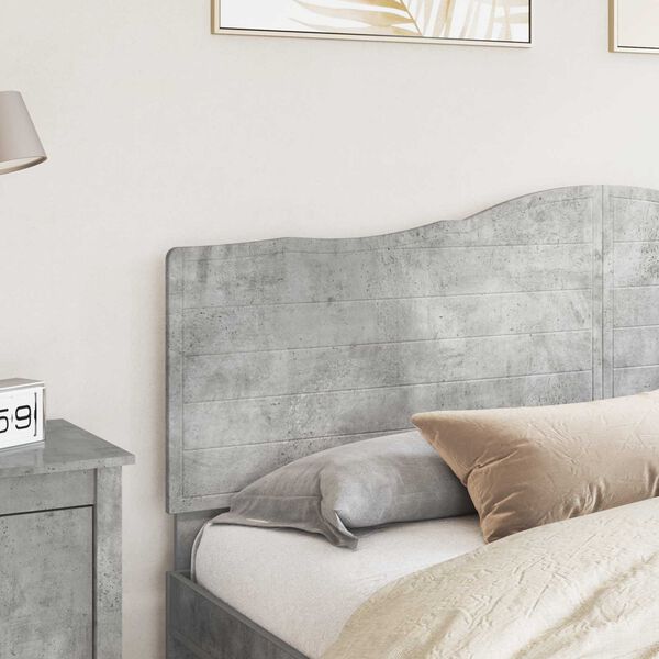 vidaXL Galvgalis Betona pelēks 200 cm Inženierijas koks