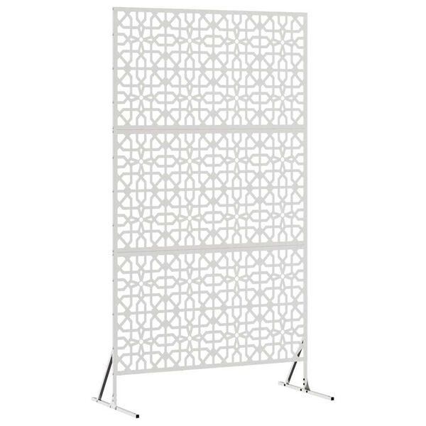 vidaXL Privātuma ekrāns Pelēka 100 x 50 x 180 cm Tērauds