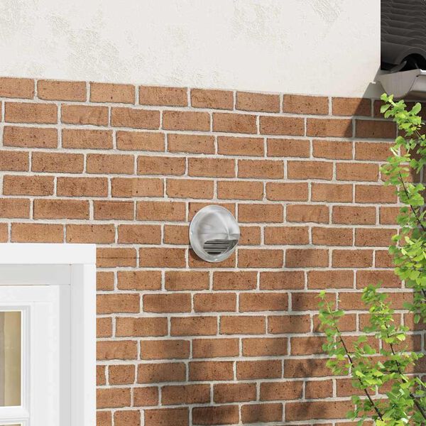 vidaXL Gaisa ventilācijas pārklāji 8 pcs Sudraba 150 mm