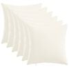 vidaXL Spilvenu pārvalks 6 gab. HEERLEN Balts 30 x 30 cm Audums