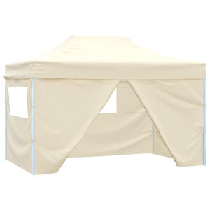 vidaXL Balles telts 291 x 431 x 315 cm Krēmkrāsa Oksforda audums