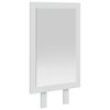 vidaxl Spogulis FAUSKE Balts 43 x 3,5 x 77 cm Taisnstūra