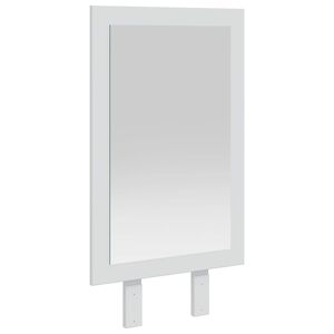 vidaxl Spogulis FAUSKE Balts 43 x 3,5 x 77 cm Taisnstūra