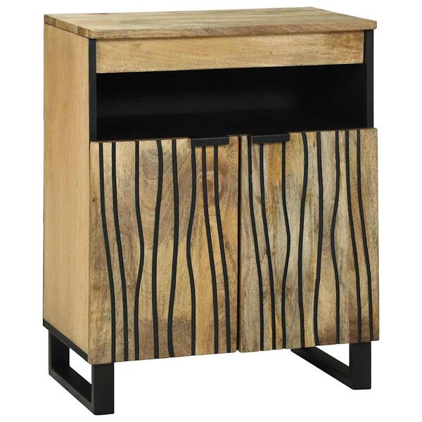 vidaXL Sideboard Brūna 60 x 33 x 75 cm mango masīvkoks