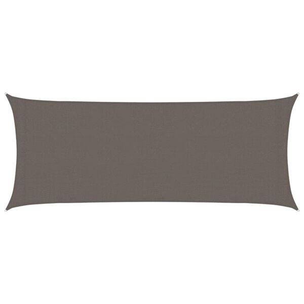 vidaXL saulessargs, 160 g/m&sup2;, antracītpelēks, 2x5 m, HDPE