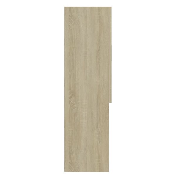 vidaXL veļasmašīnas skapītis, 70,5x25,5x90 cm, ozolkoka krāsa