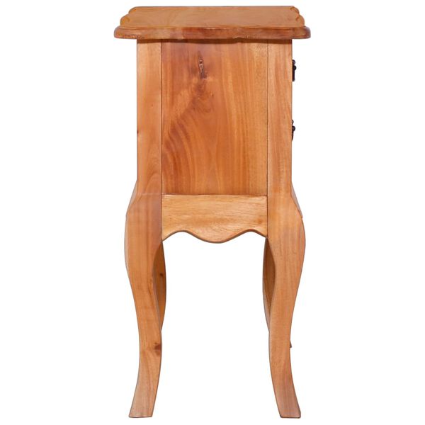 vidaXL galdiņ&scaron;, 60x30x60 cm, masīvs sarkankoks