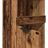 vidaXL vannas istabas skapis Old Wood 32x34x188,5 cm Engineered Wood