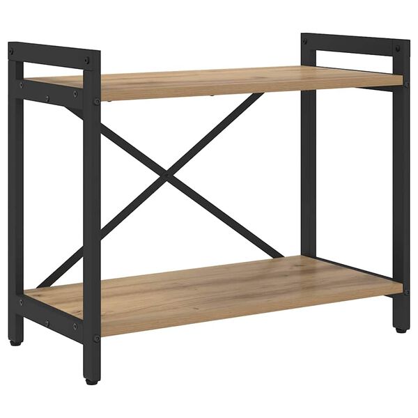 vidaXL Grāmatu plaukts Artisānā ozols 60 x 30 x 50 cm