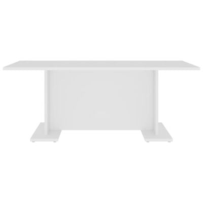 vidaXL kafijas galdiņš, balts, 103,5x60x40 cm, skaidu plāksne