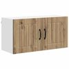 vidaXL Sienas skapis LUCCA Artisan Ozols 80 x 31 x 40 cm