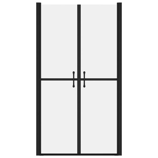 vidaXL dušas durvis, (73-76)x190 cm, ESG, matētas