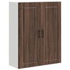 vidaXL Sienas skapis PORTO Brūns ozols 80 x 31 x 100 cm