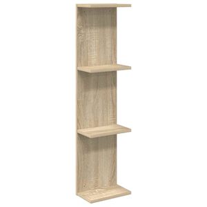 vidaXL Sienas plaukts Sonomas ozols 25 x 15 x 100 cm