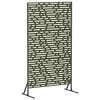 vidaXL Privātuma ekrāns 100 x 50 x 180 cm Tērauds Olīvu zaļ&scaron;