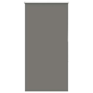 vidaXL rullo žalūzija pelēks 85x130cm auduma platums 80,7cm poliesters