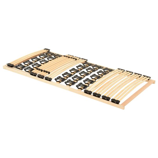 vidaXL gultas redeles, 38 līstītes, regulējams galvgalis, 80x200 cm