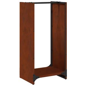 vidaXL Malkas plaukts 40x30x80 cm laikapstākļiem izturīgs tērauds