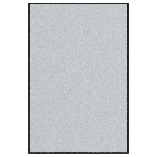 vidaXL Durvju paklājs Cits Pelēks un melns 120 x 180 cm